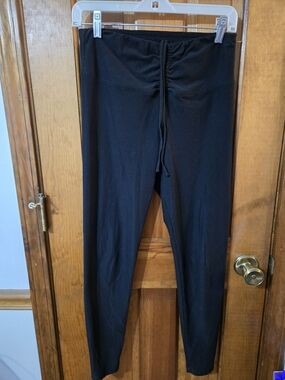 No Boundaries Black Pull-On Leggings with Drawstring